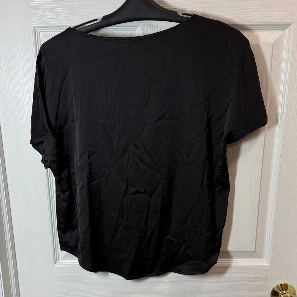 Ekouaer Black Satin Pajama Set - Picture 6 of 11